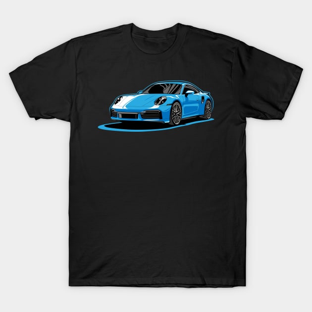 911 turbo illustration graphics T-Shirt by ASAKDESIGNS